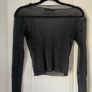 Brandy Melville Glitter Top